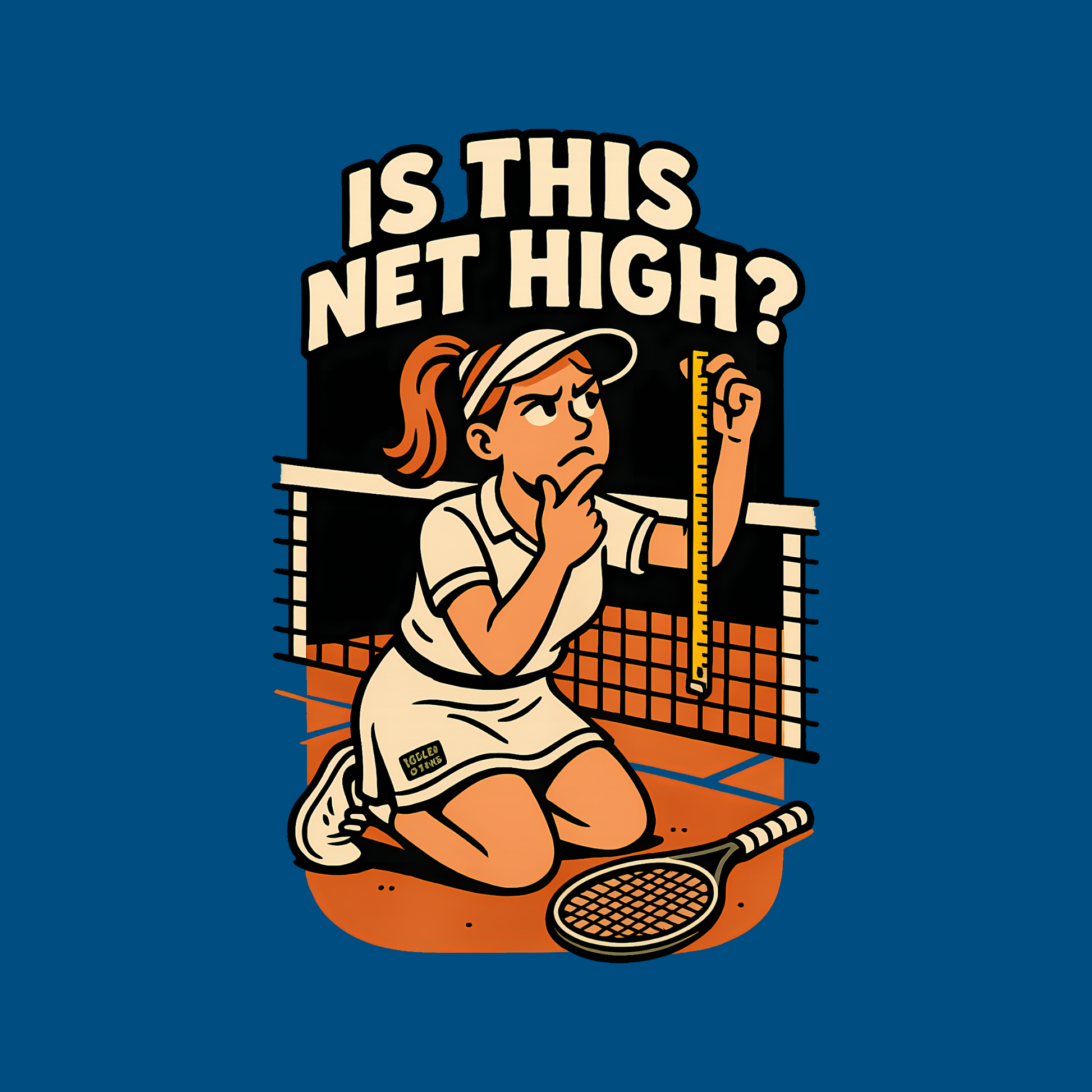 Is This Net High - Women’s fitted racerback