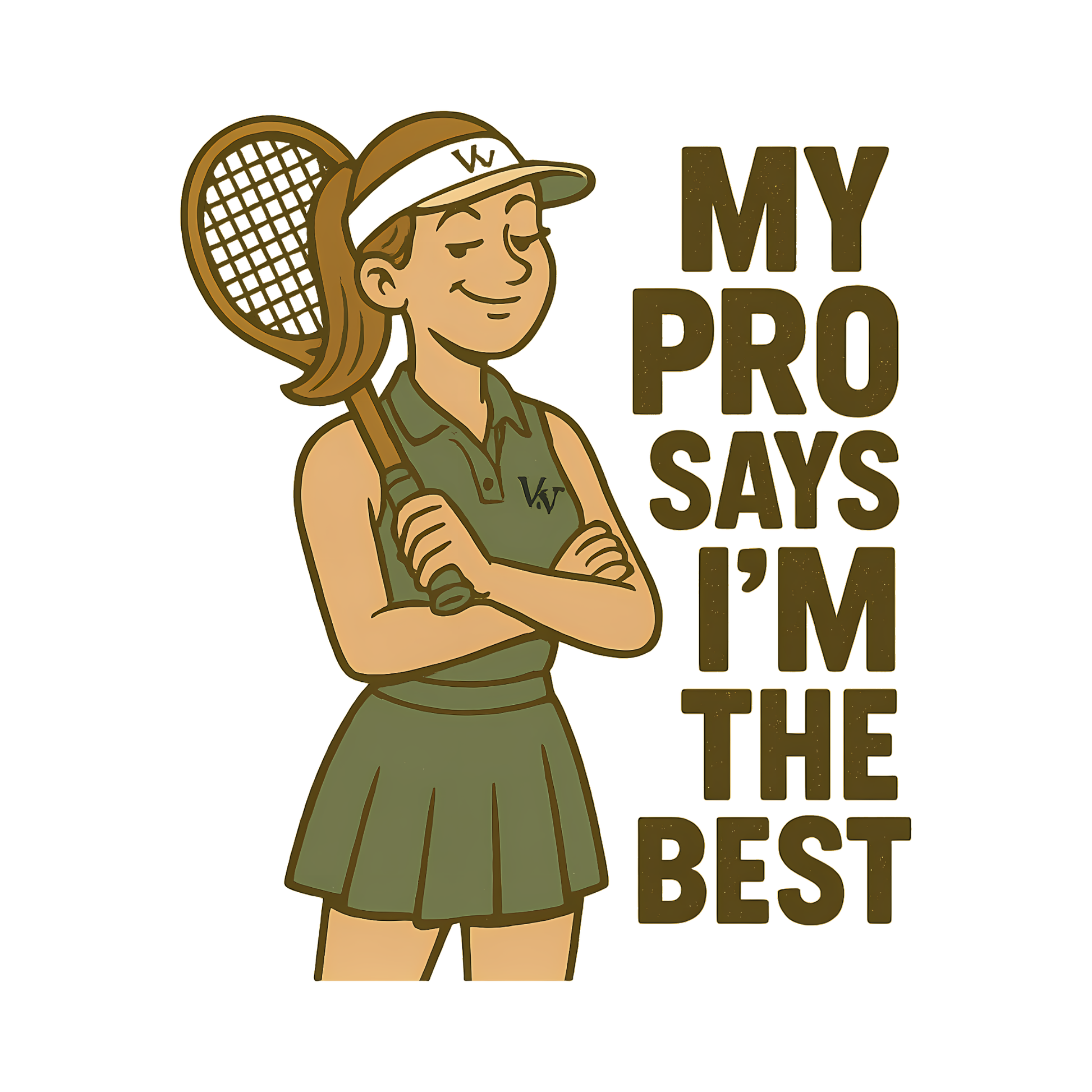 My Pro Says I'm The Best - Women's Relaxed Tee