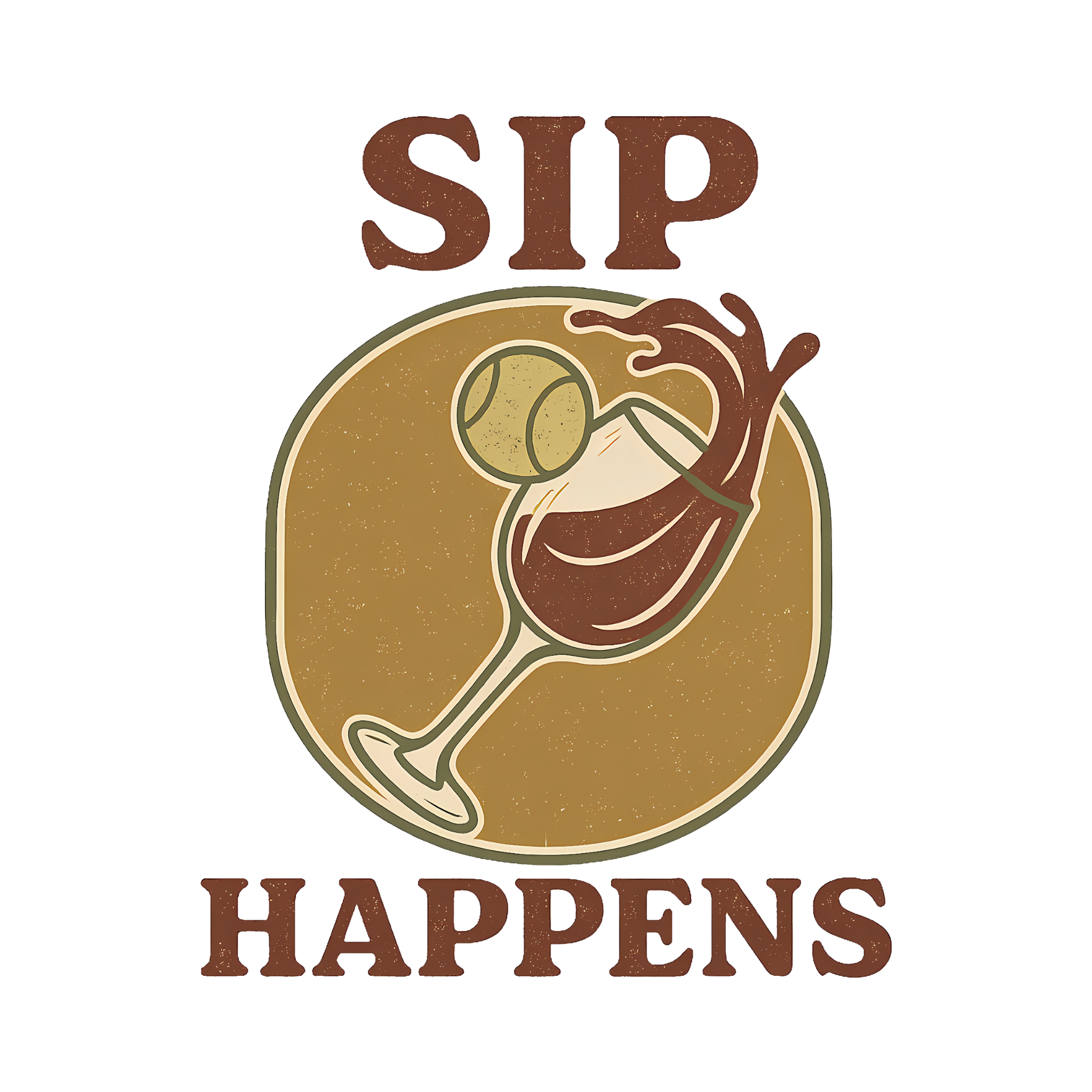 Sip Happens - Women’s fitted racerback