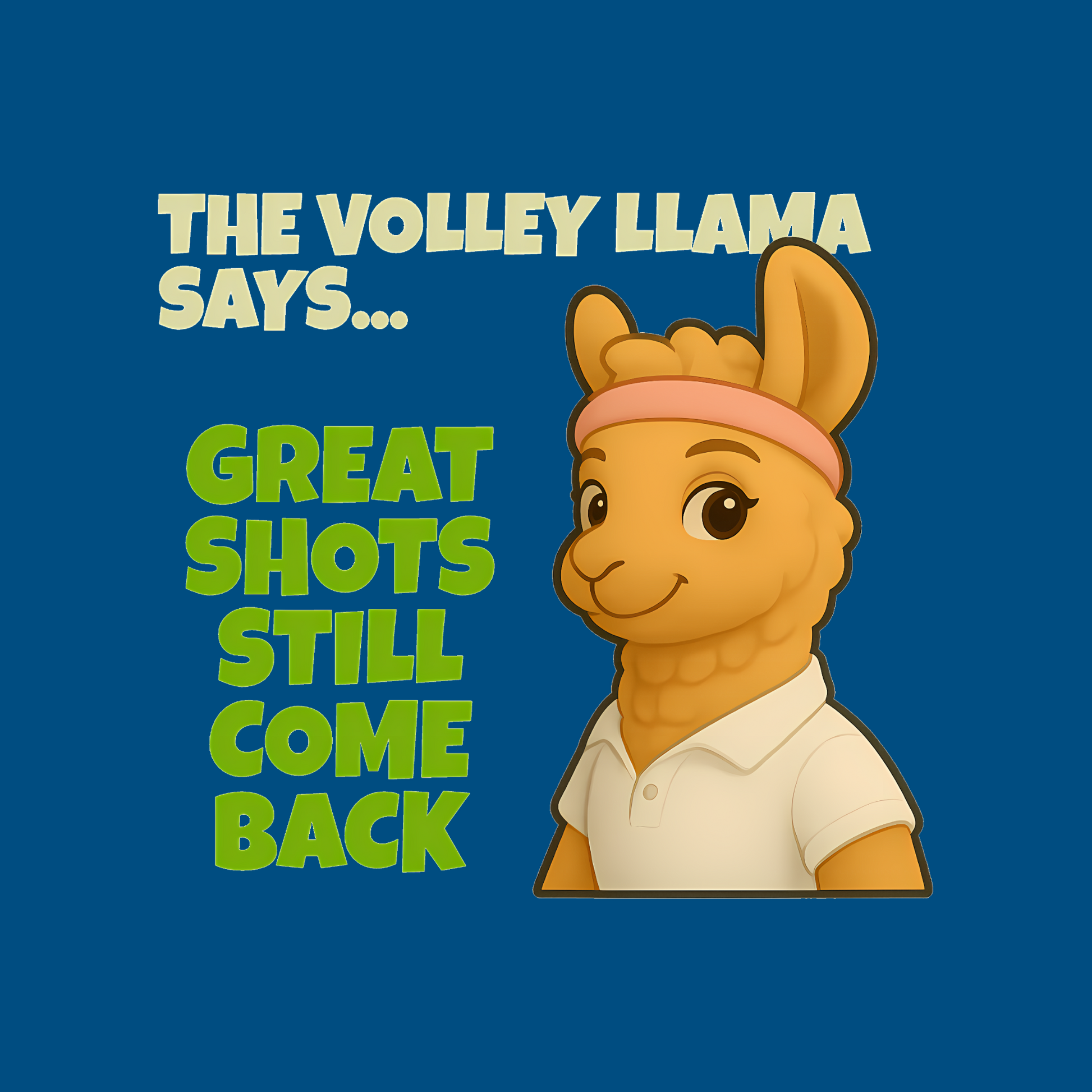 Volley Llama - Great Shots - Women's Relaxed Tee