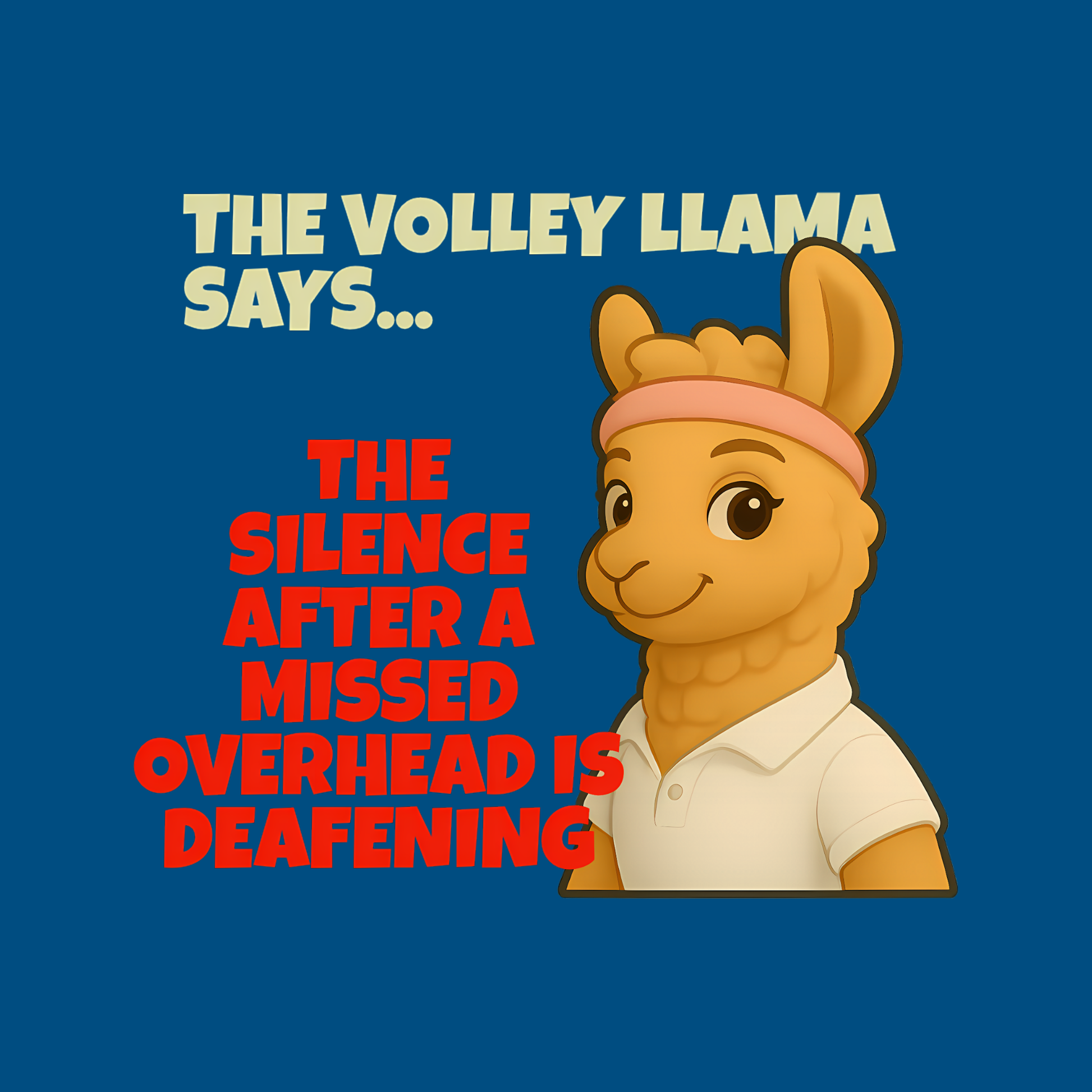 Volley Llama - Missed Overhead - Women's Relaxed Tee